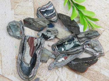 FORDITE MOTOR CITY AGATE ROCK STONE LAPIDARY SPECIMEN