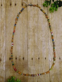 AFRICAN TRADE BEADS ROCK STONE LAPIDARY SPECIMEN