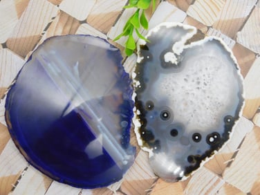 AGATE SLICES ROCK STONE LAPIDARY SPECIMEN