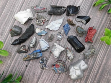 FORDITE MOTOR CITY AGATE ROCK STONE LAPIDARY SPECIMEN