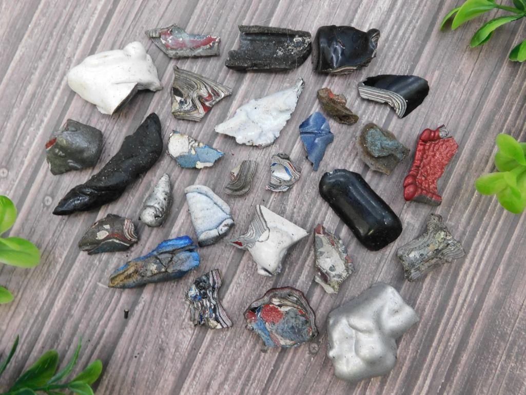 FORDITE MOTOR CITY AGATE ROCK STONE LAPIDARY SPECIMEN: FORDITE MOTOR CITY AGATE ROCK STONE LAPIDARY SPECIMEN