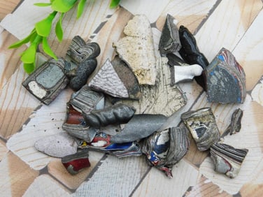 FORDITE MOTOR CITY AGATE ROCK STONE LAPIDARY SPECIMEN