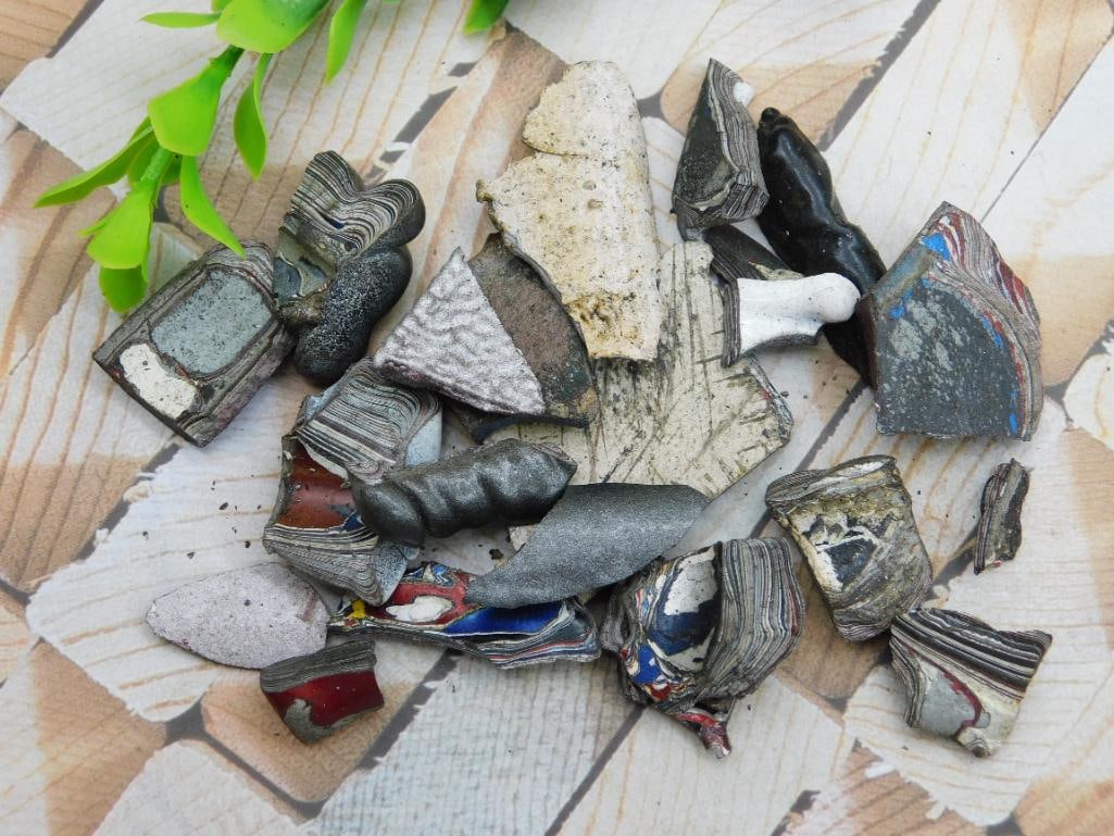 FORDITE MOTOR CITY AGATE ROCK STONE LAPIDARY SPECIMEN: FORDITE MOTOR CITY AGATE ROCK STONE LAPIDARY SPECIMEN