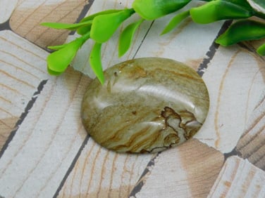 JASPER CABOCHON ROCK STONE LAPIDARY SPECIMEN