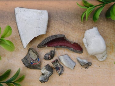 FORDITE MOTOR CITY AGATE ROCK STONE LAPIDARY SPECIMEN