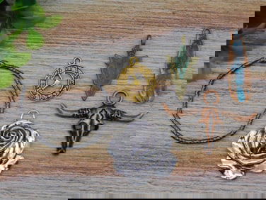 MIXED PENDANTS ROCK STONE LAPIDARY SPECIMEN