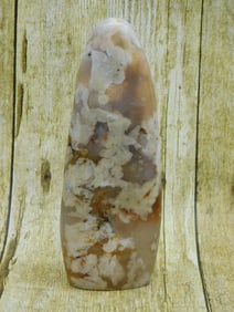 HATMANS FLOWER PETAL AGATE ROCK STONE LAPIDARY SPECIMEN