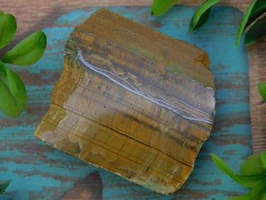 TIGER EYE ROCK STONE LAPIDARY SPECIMEN