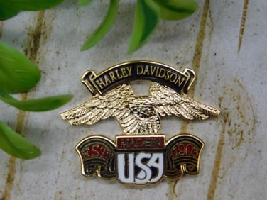 HARLEY DAVIDSON MEDALLION VINTAGE ANTIQUE