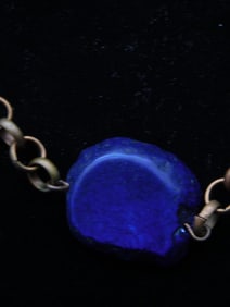 GENUINE STONE PENDANT ON CHAIN NECKLACE ROCK STONE LAPIDARY SPECIMEN