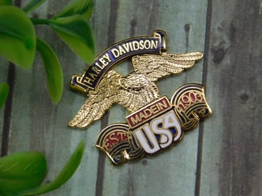 HARLEY DAVIDSON MEDALLION VINTAGE ANTIQUE