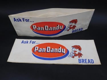 PAN DANDY BREAD PAPER HAT VINTAGE ANTIQUE