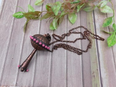 SQUASH BLOSSOM BELL FASHION NECKLACE