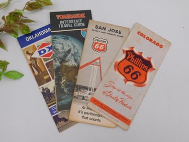 PETROLIANA STATE ROAD MAPS VINTAGE ANTIQUE