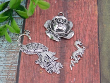 MIXED PENDANT LOT ROCK STONE LAPIDARY SPECIMEN