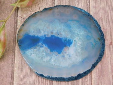 AGATE SLICE ROCK STONE LAPIDARY SPECIMEN