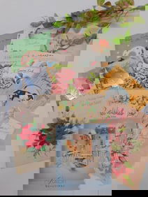 GREETING CARDS VINTAGE ANTIQUE EPHEMERA