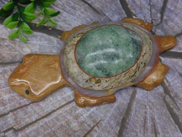 STONE TURTLE ROCK STONE LAPIDARY SPECIMEN