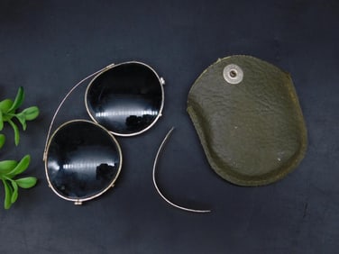 VINTAGE SUNGLASSES CLIP ON SHADES ANTIQUE