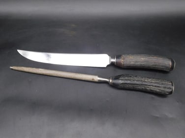 KEEN KUTTER KNIFE WITH SHARPENER VINTAGE ANTIQUE