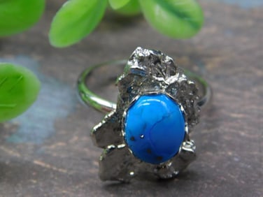 STONE FASHION RING ROCK STONE LAPIDARY SPECIMEN