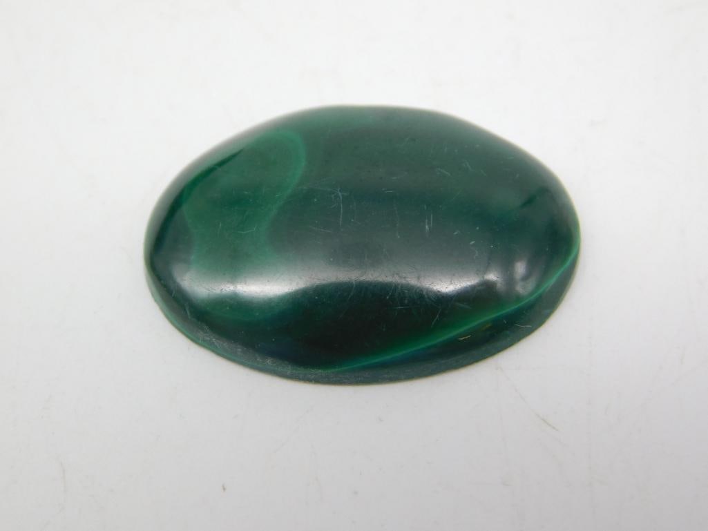 MALACHITE CABOCHON ROCK STONE LAPIDARY SPECIMEN: MALACHITE CABOCHON ROCK STONE LAPIDARY SPECIMEN