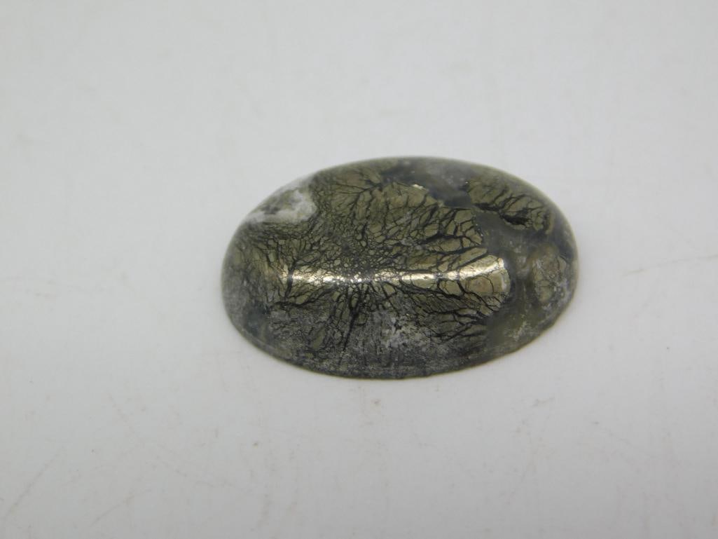 MARCASITE CABOCHON ROCK STONE LAPIDARY SPECIMEN: MARCASITE CABOCHON ROCK STONE LAPIDARY SPECIMEN