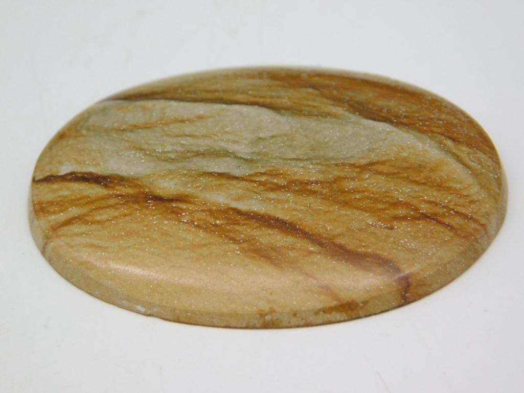 JASPER CABOCHON ROCK STONE LAPIDARY SPECIMEN: JASPER CABOCHON ROCK STONE LAPIDARY SPECIMEN