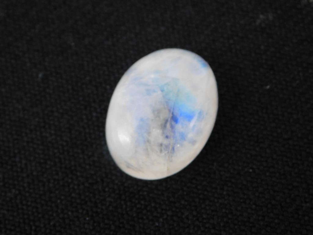 RAINBOW MOONSTONE CABOCHON ROCK STONE LAPIDARY SPECIMEN: RAINBOW MOONSTONE CABOCHON ROCK STONE LAPIDARY SPECIMEN