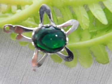 ABALONE STAR PENDANT ROCK STONE LAPIDARY SPECIMEN