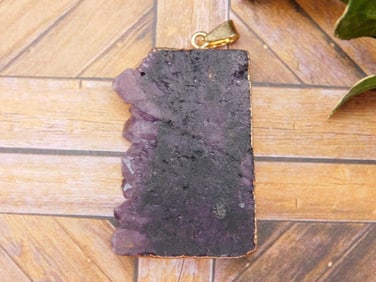 AMETHYST STALAGTITE PENDANT ROCK STONE LAPIDARY SPECIMEN