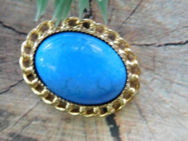 TURQUOISE PENDANT ROCK STONE LAPIDARY SPECIMEN