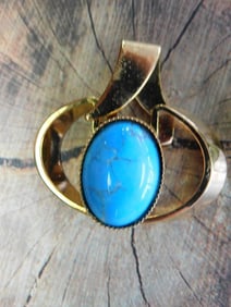 TURQUOISE PENDANT ROCK STONE LAPIDARY SPECIMEN