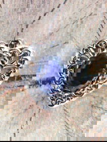 ABALONE HEART PENDANT ROCK STONE LAPIDARY SPECIMEN