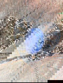 SODALITE HEART PENDANT ROCK STONE LAPIDARY SPECIMEN