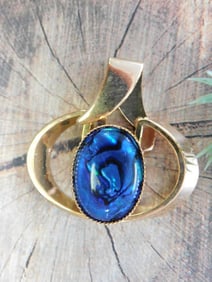 ABALONE PENDANT ROCK STONE LAPIDARY SPECIMEN