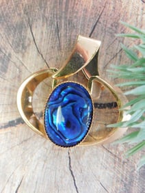 ABALONE PENDANT ROCK STONE LAPIDARY SPECIMEN