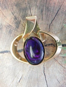 ABALONE PENDANT ROCK STONE LAPIDARY SPECIMEN