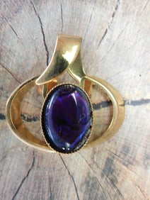 ABALONE PENDANT ROCK STONE LAPIDARY SPECIMEN