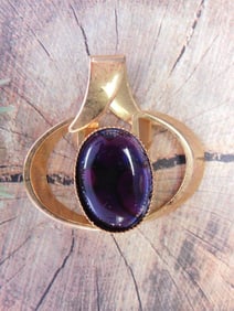 ABALONE PENDANT ROCK STONE LAPIDARY SPECIMEN