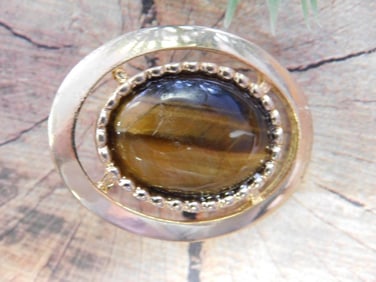 TIGERS EYE PENDANT ROCK STONE LAPIDARY SPECIMEN