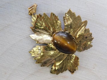 TIGER EYE PENDANT ROCK STONE LAPIDARY SPECIMEN