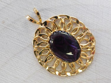 ABALONE PENDANT ROCK STONE LAPIDARY SPECIMEN