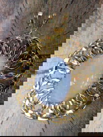 GENUINE STONE PENDANT ROCK STONE LAPIDARY SPECIMEN