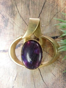 ABALONE PENDANT ROCK STONE LAPIDARY SPECIMEN