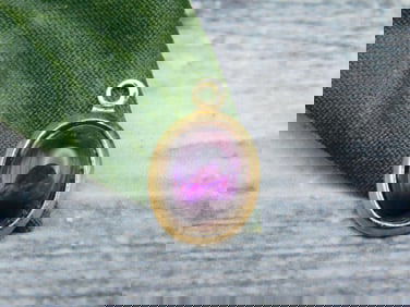 ABALONE PENDANT ROCK STONE LAPIDARY SPECIMEN