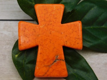 TURQUENITE CROSS ROCK STONE LAPIDARY SPECIMEN