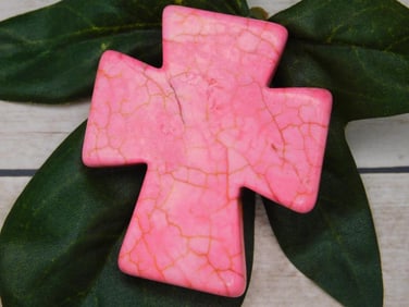 TURQUENITE CROSS ROCK STONE LAPIDARY SPECIMEN