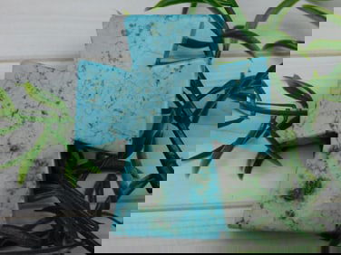 TURQUENITE CROSS ROCK STONE LAPIDARY SPECIMEN