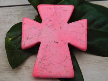 TURQUENITE CROSS ROCK STONE LAPIDARY SPECIMEN